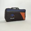Kota Moon handlebar bag in black, blue, orange on a white background