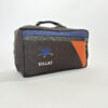 Kota Moon handlebar bag in black, blue, orange on a white background