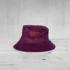 bucket hat burgundy Killat bucket hat burgundy on a white background